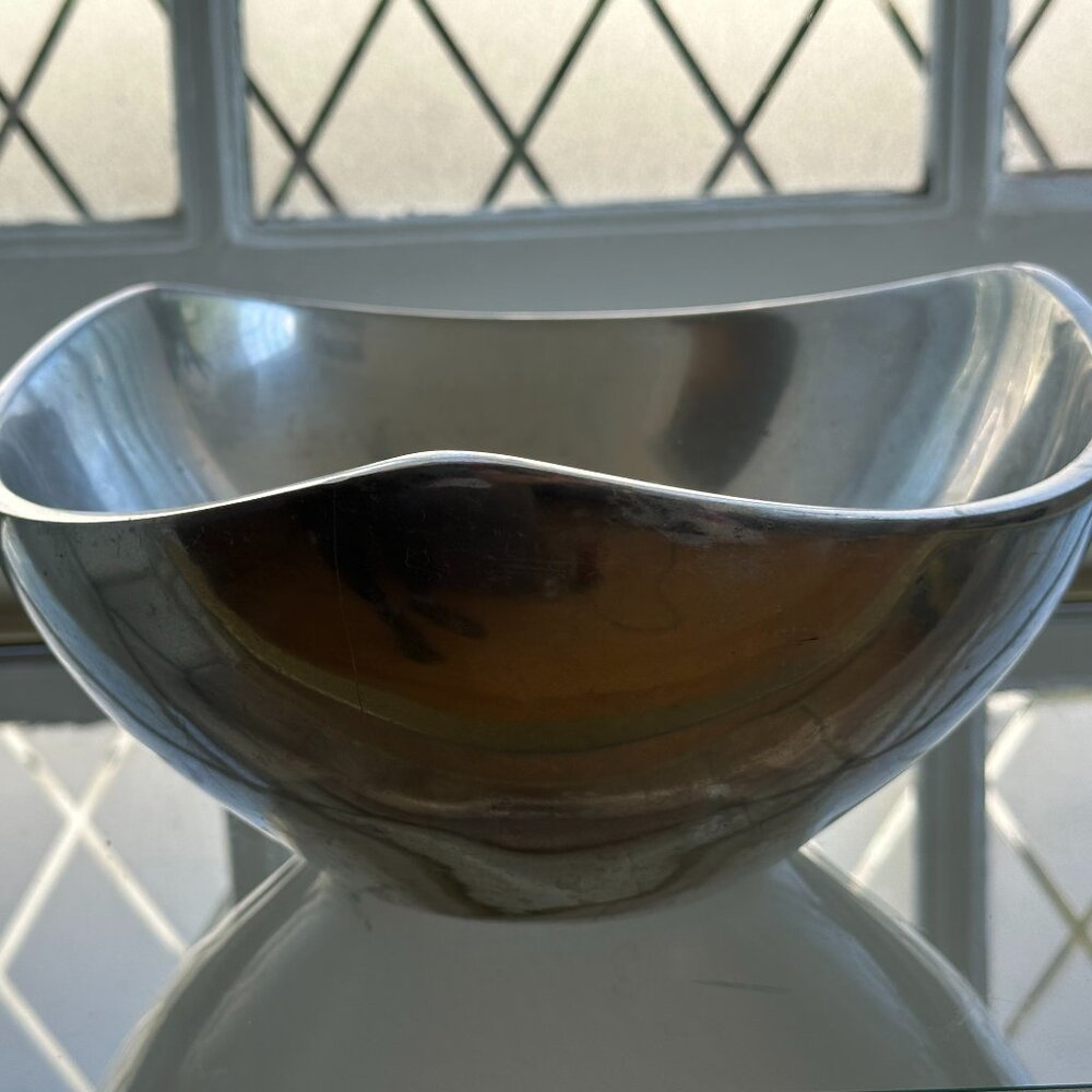 Vintage Nambe Tri-Corner Bowl